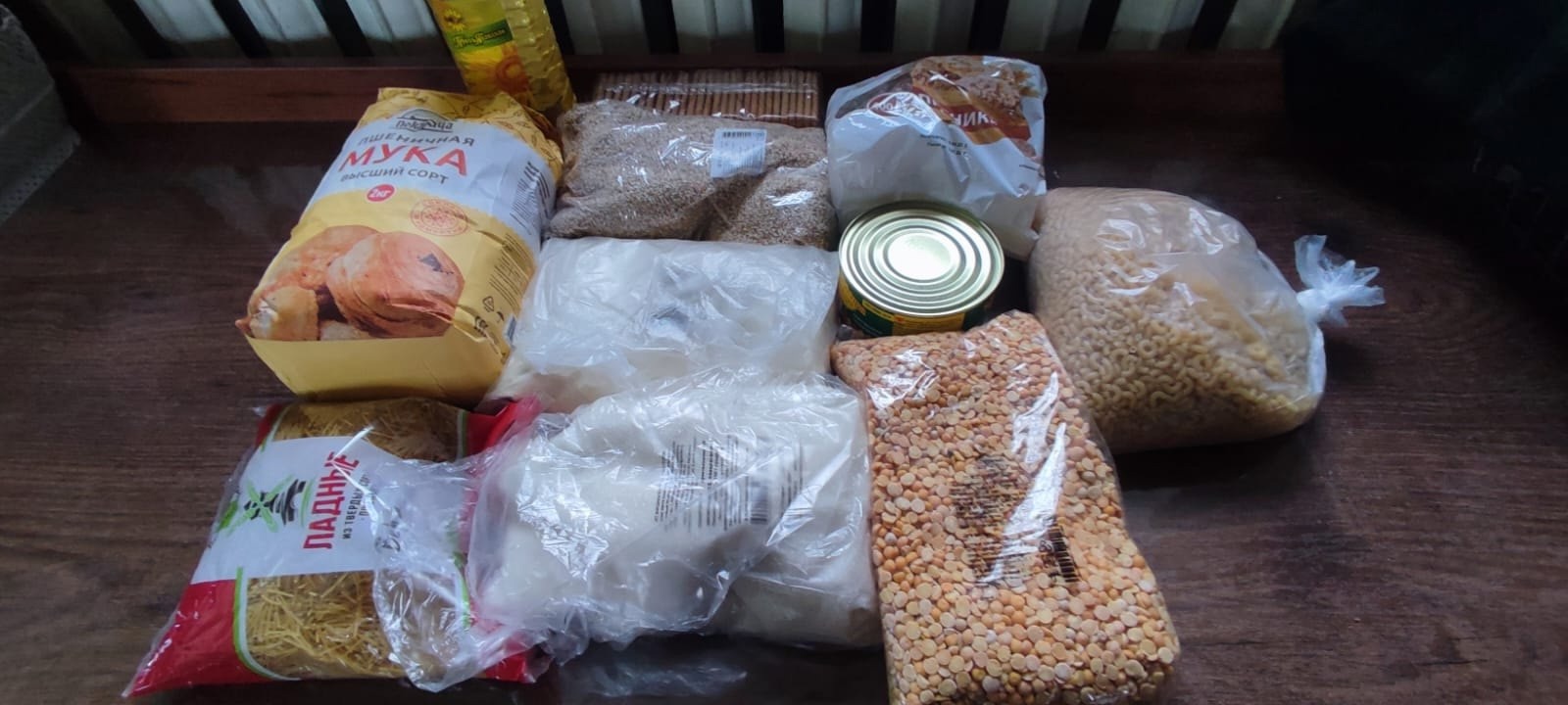 Благотворительная помощь продуктами